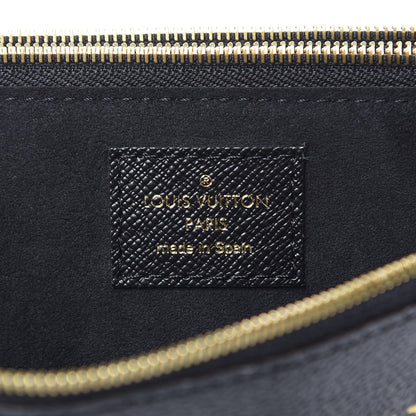 Louis Vuitton Monogram Giant Jungle Pochette Double Zip Black 7 of 10