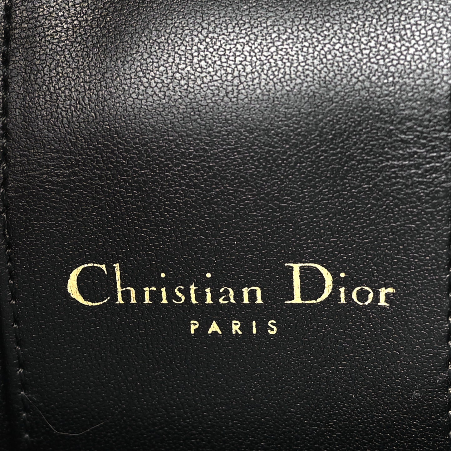 Lambskin Signature CD Vanity Case Black