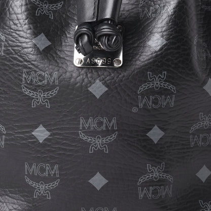 MCM Visetos Essential Drawstring Bucket Bag Black 15 of 15