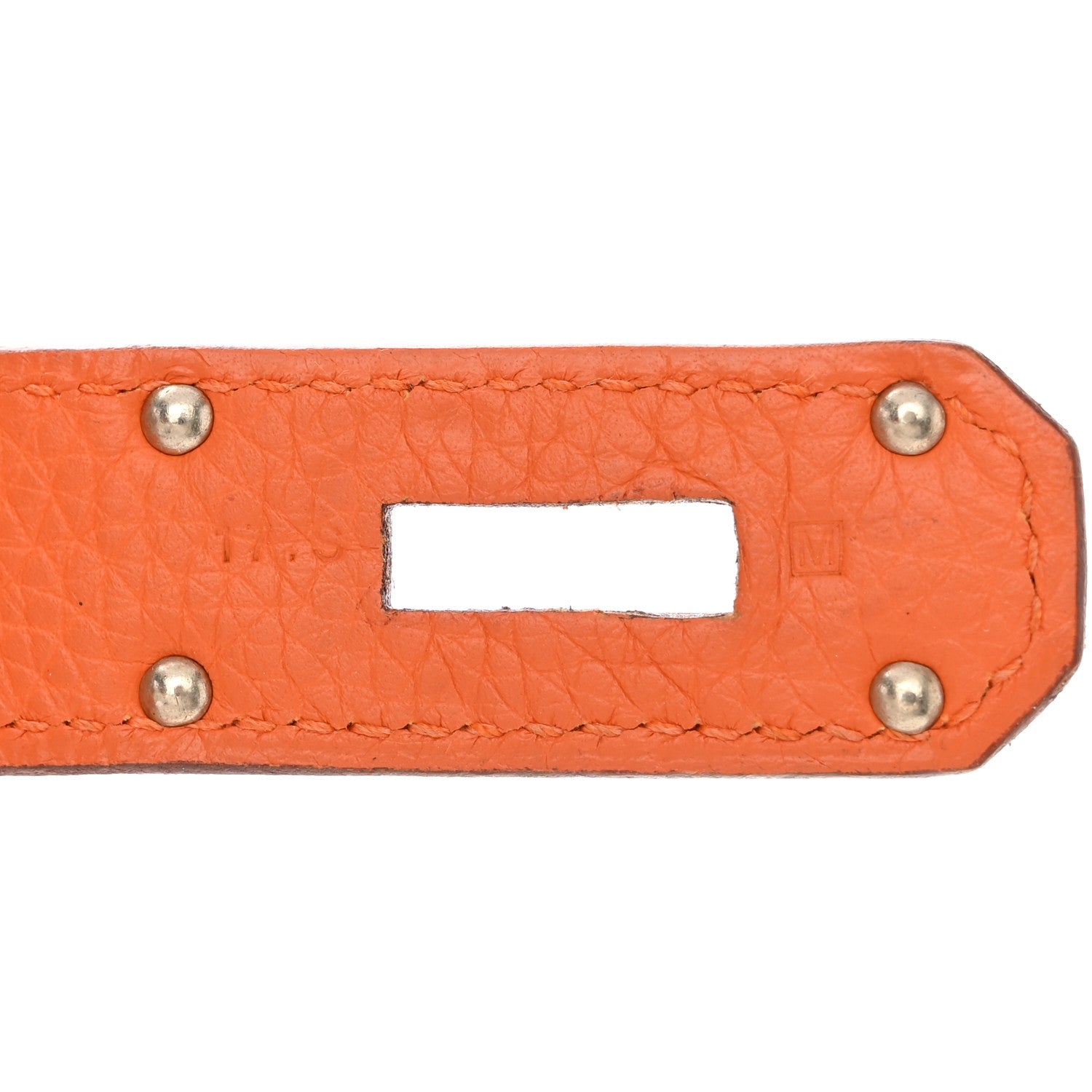 Hermes Taurillon Clemence Jypsiere 34 Orange 7 of 12