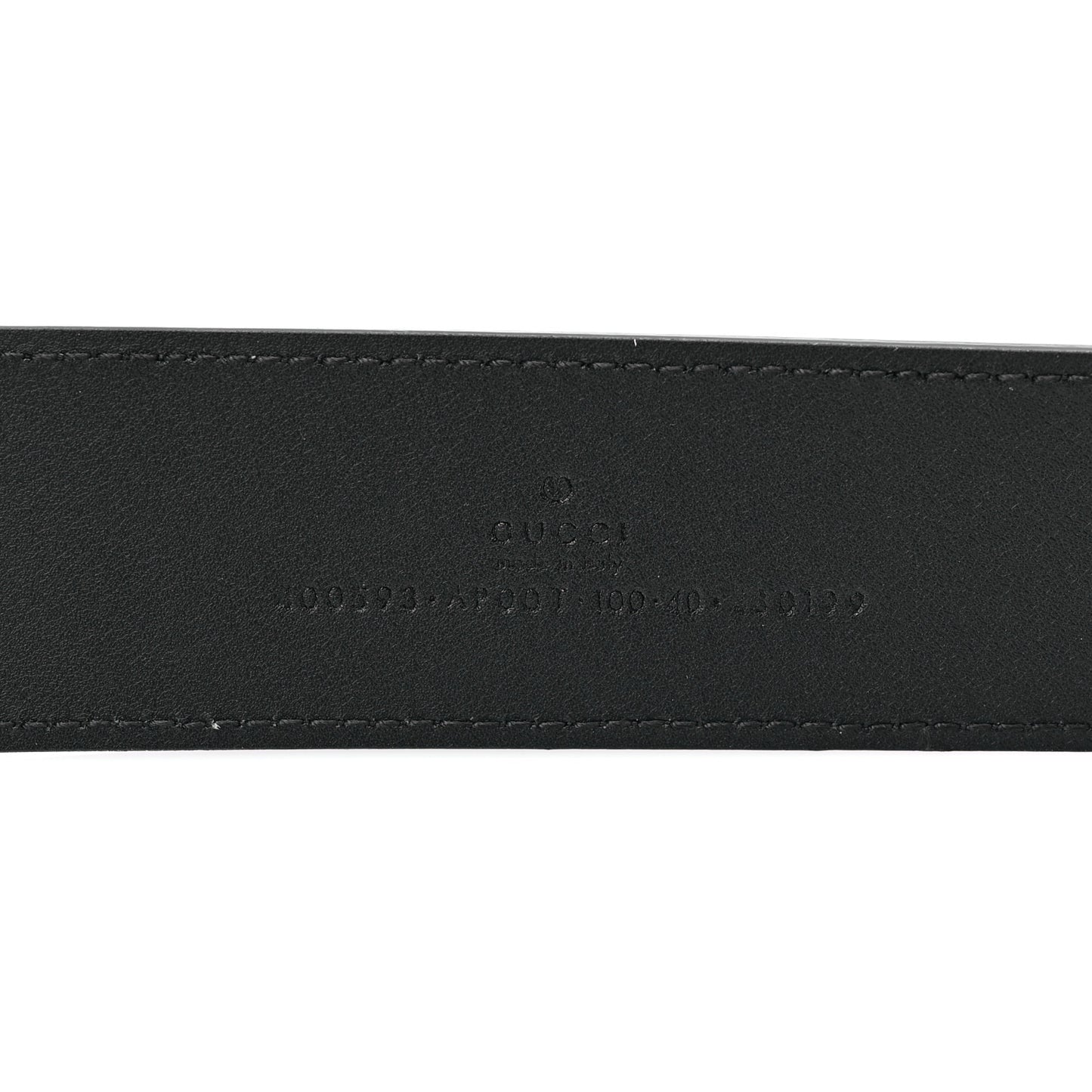 Calfskin Double G 40mm Belt 100 40 Black