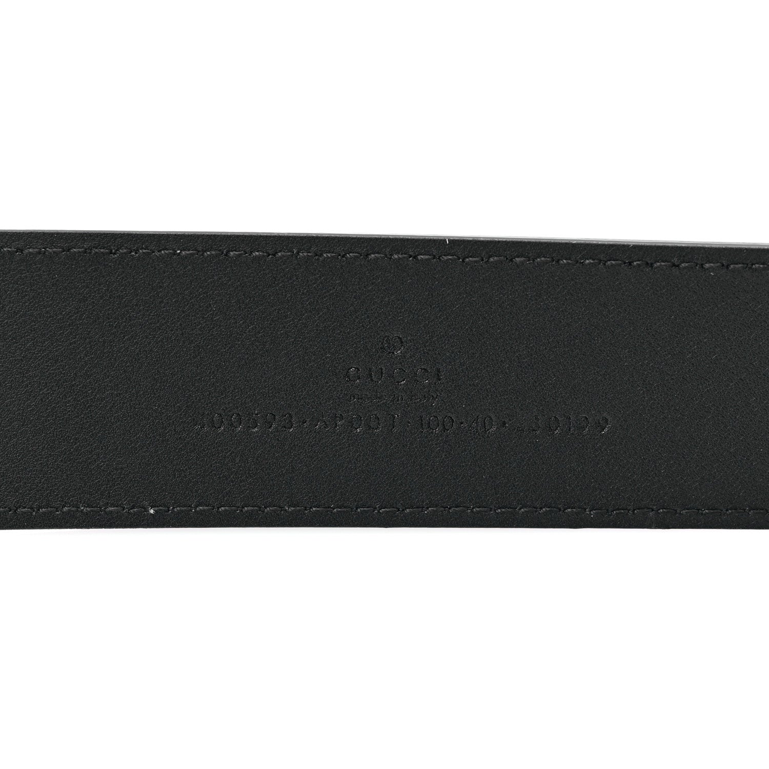 Gucci Calfskin Double G 40mm Belt 100 40 Black 3 of 5