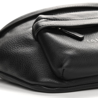 Balenciaga Smooth Calfskin Logo Large Everyday Beltpack Black 9 of 10