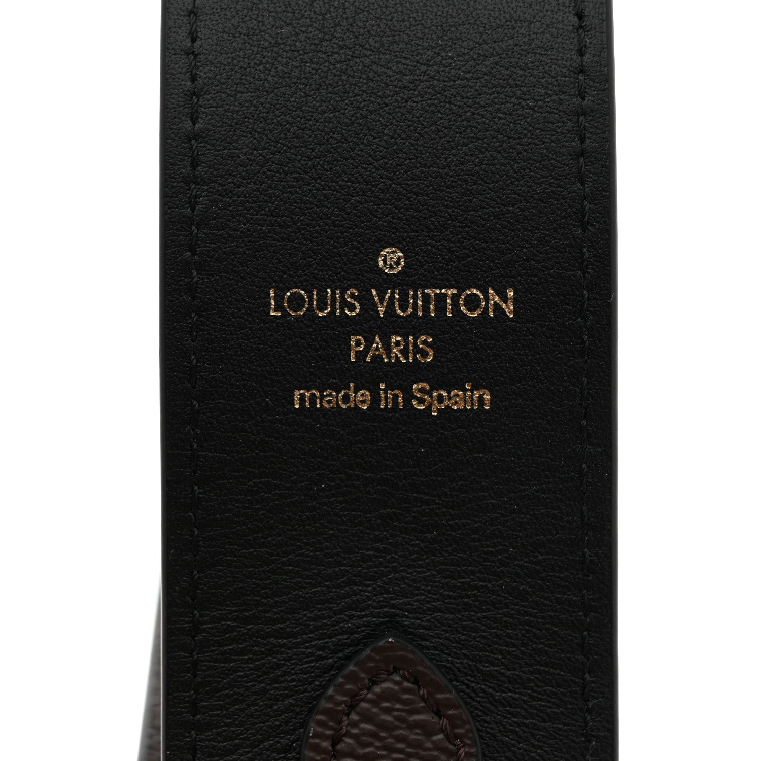 Louis Vuitton Monogram Bandouliere Shoulder Strap Black 3 of 5