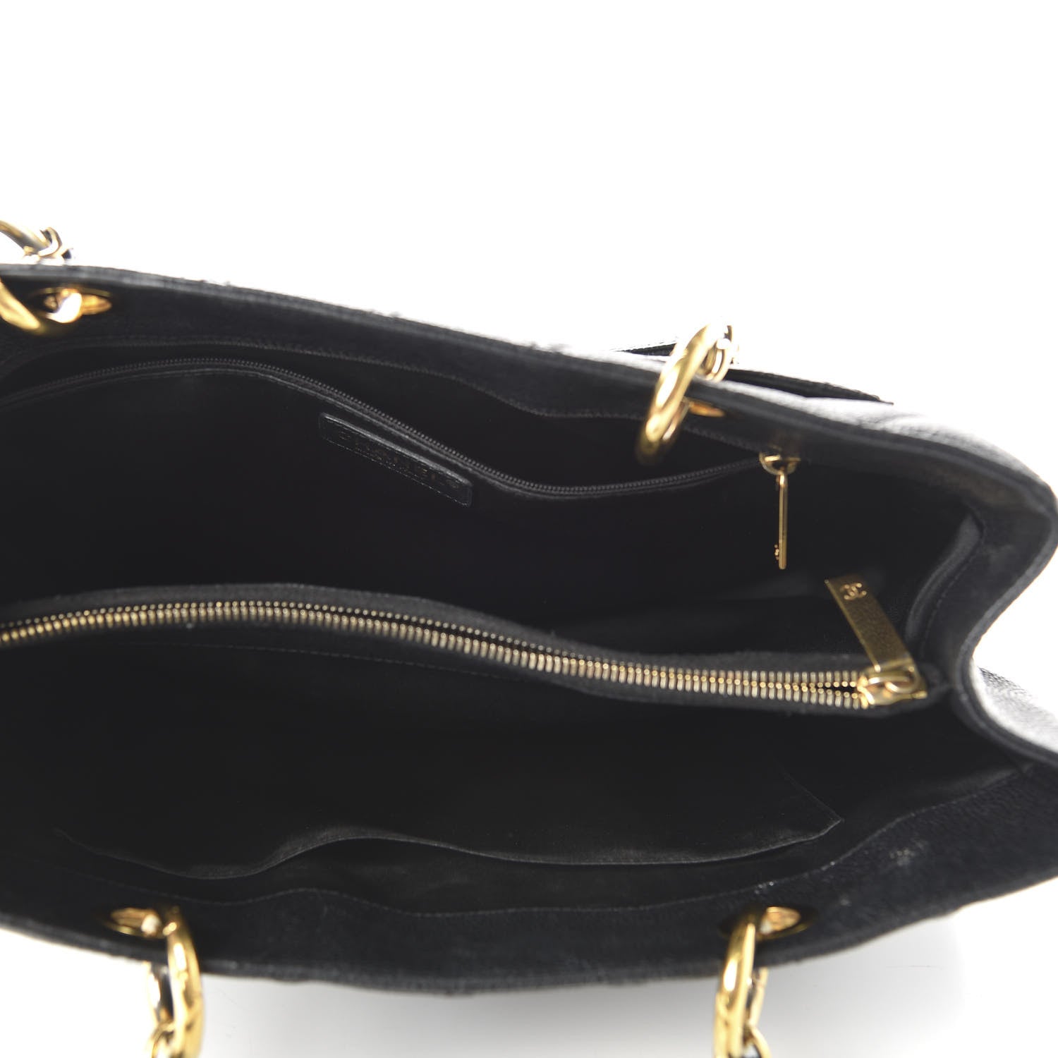 Chanel Caviar Quilted Grand Shopping Tote GST Black 5 of 10