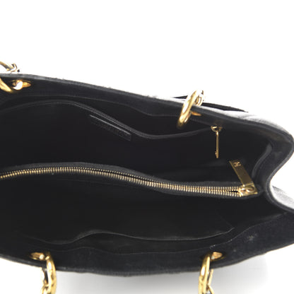 Chanel Caviar Quilted Grand Shopping Tote GST Black 5 of 10