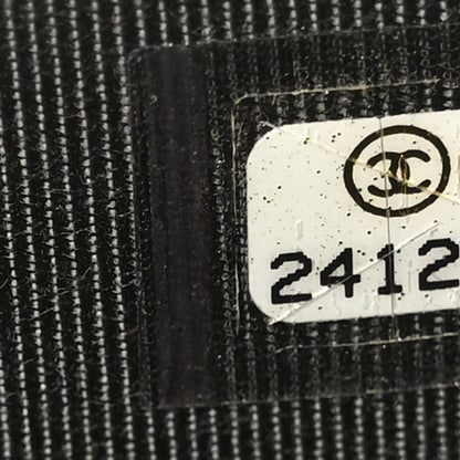 Chanel Metallic Caviar Quilted Small Clutch With Chain Dark Grey 8 of 10