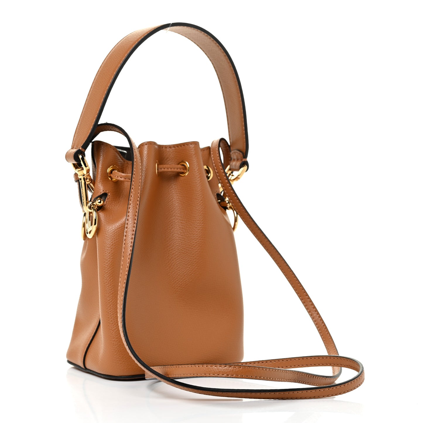 Vitello Cruise F is Fendi Mini Mon Tresor Bucket Bag Nocciola