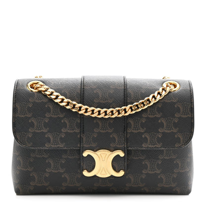 Celine Triomphe Canvas Teen Victoire Tan 1 of 9