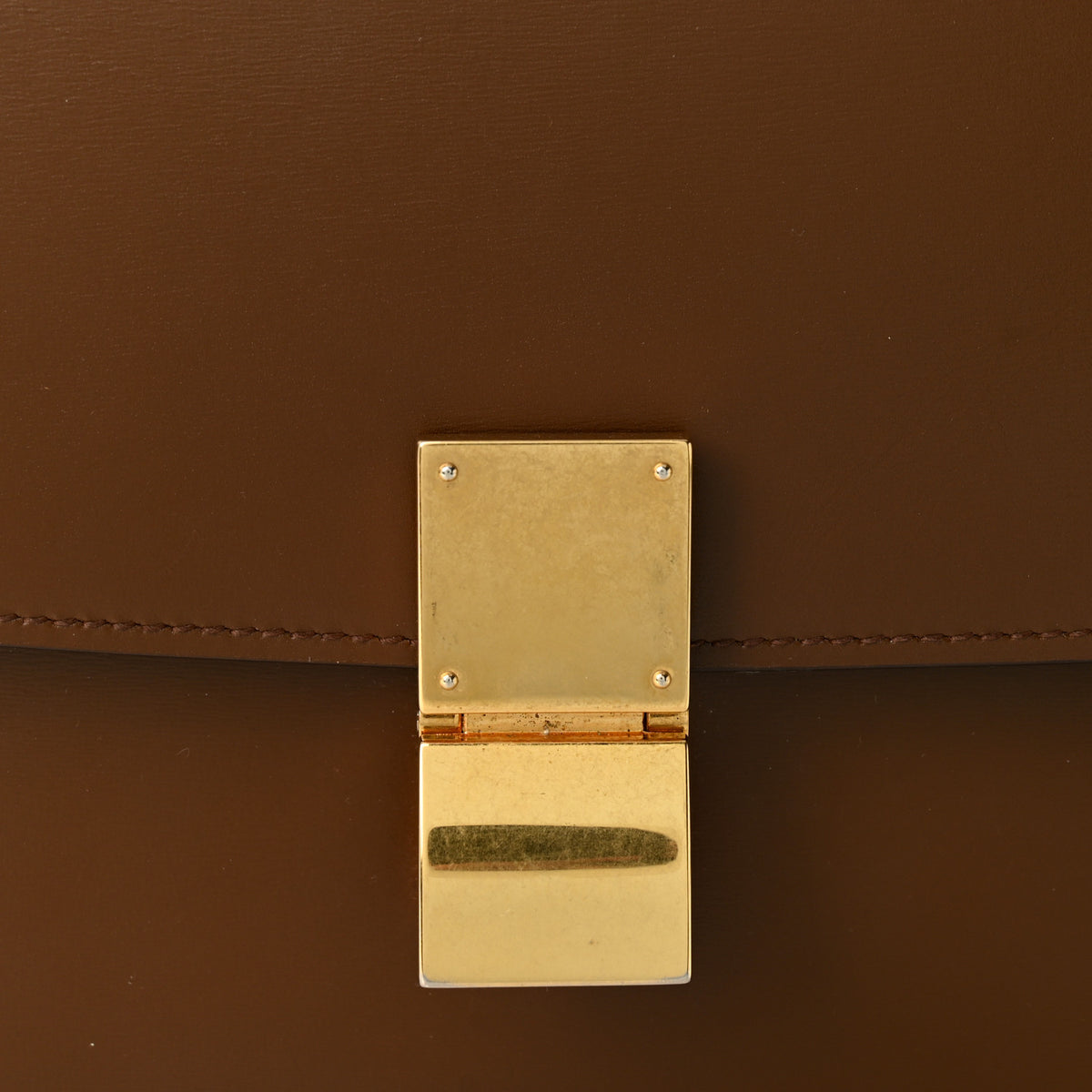 Celine Box Calfskin Medium Classic Box Flap Bag Camel 8 of 10