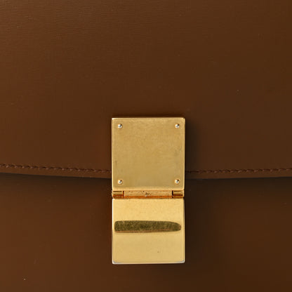 Celine Box Calfskin Medium Classic Box Flap Bag Camel 8 of 10