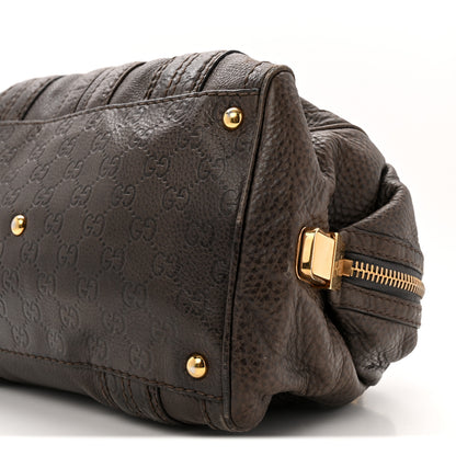 Gucci Guccissima Aviatrix Medium Boston Chocolate 10 of 16