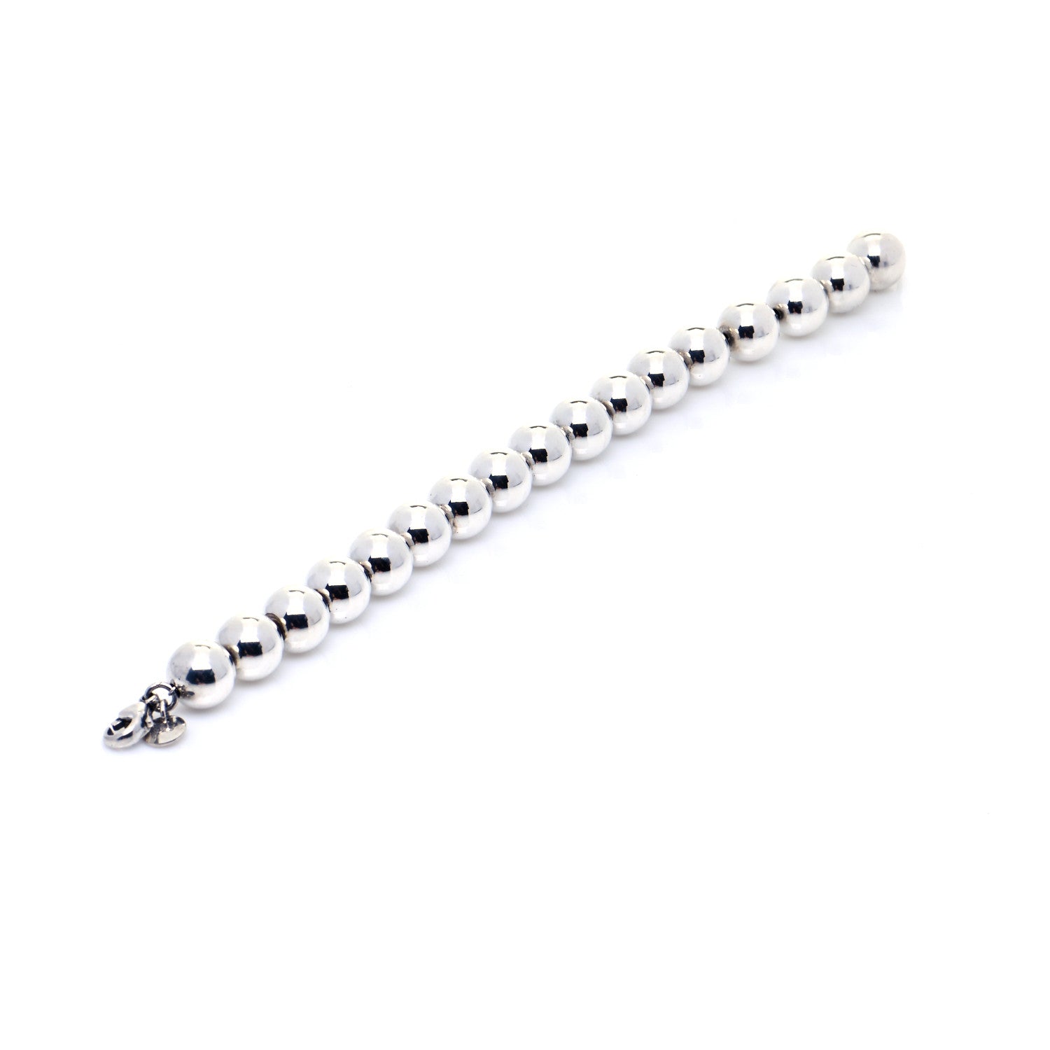 Tiffany Sterling Silver 10mm HardWear Ball Bracelet 7 of 8
