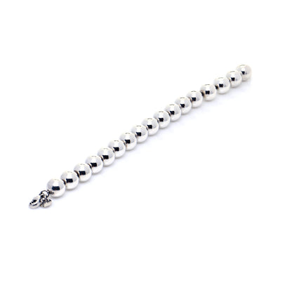 Tiffany Sterling Silver 10mm HardWear Ball Bracelet 7 of 8
