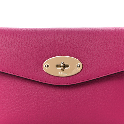 Mulberry Classic Grain Calfskin Darley Cosmetic Pouch Pink 7 of 9