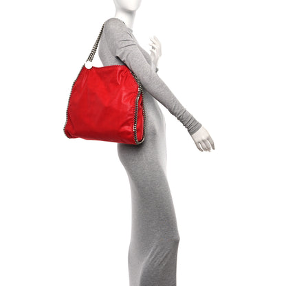 Stella McCartney Shaggy Deer Small Falabella Tote Red 2 of 9
