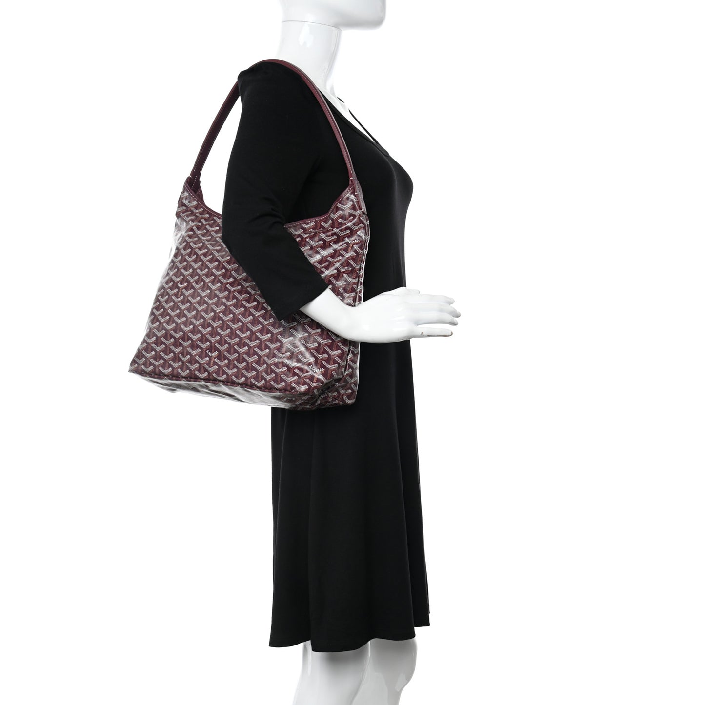 Goyardine Boheme Hobo Burgundy