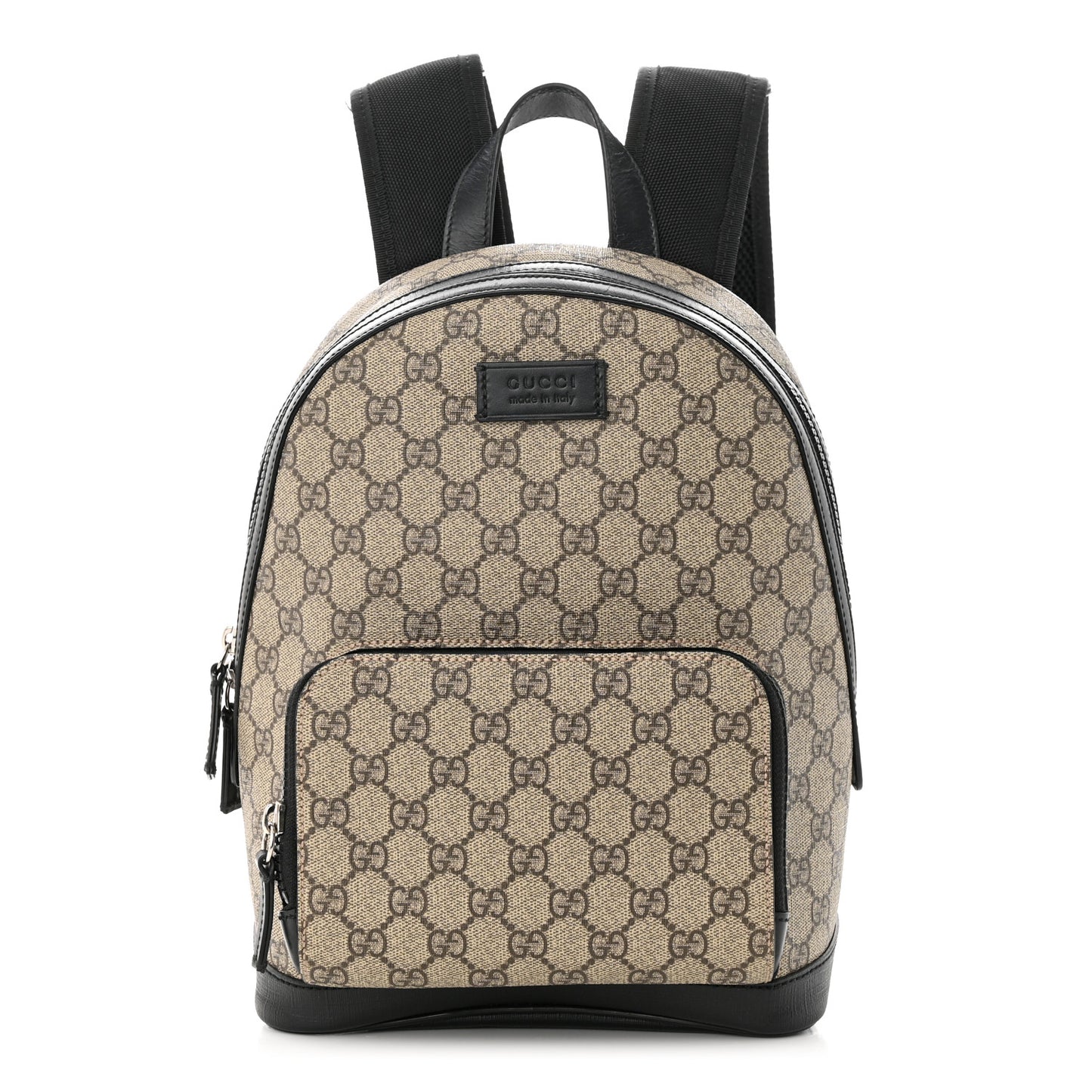 GG Supreme Monogram Small Eden Day Backpack Black