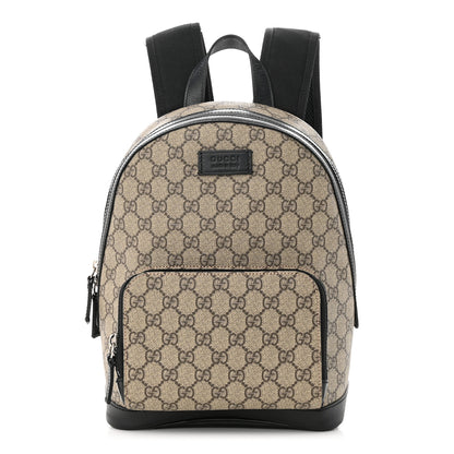 Gucci GG Supreme Monogram Small Eden Day Backpack Black 1 of 11