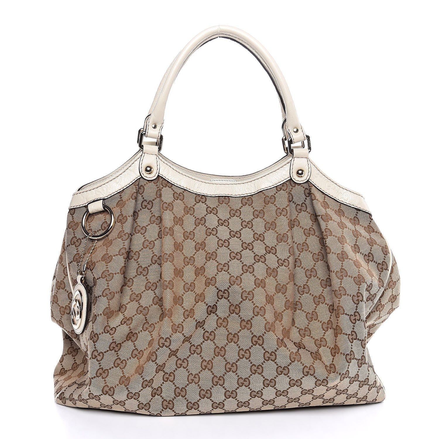 Gucci Monogram Large Sukey Tote Off White 1 of 7