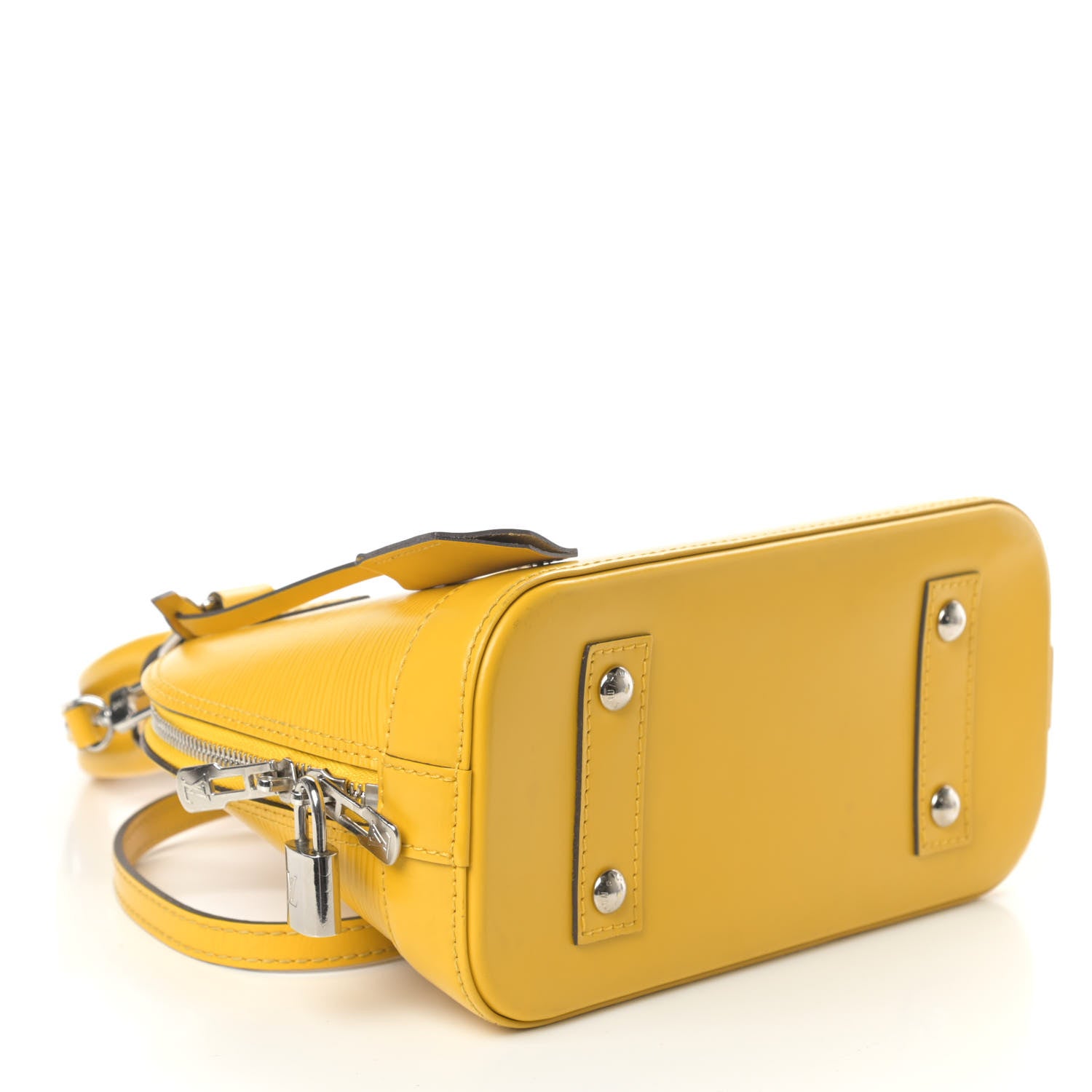 Louis Vuitton Epi Alma BB Citron 4 of 11