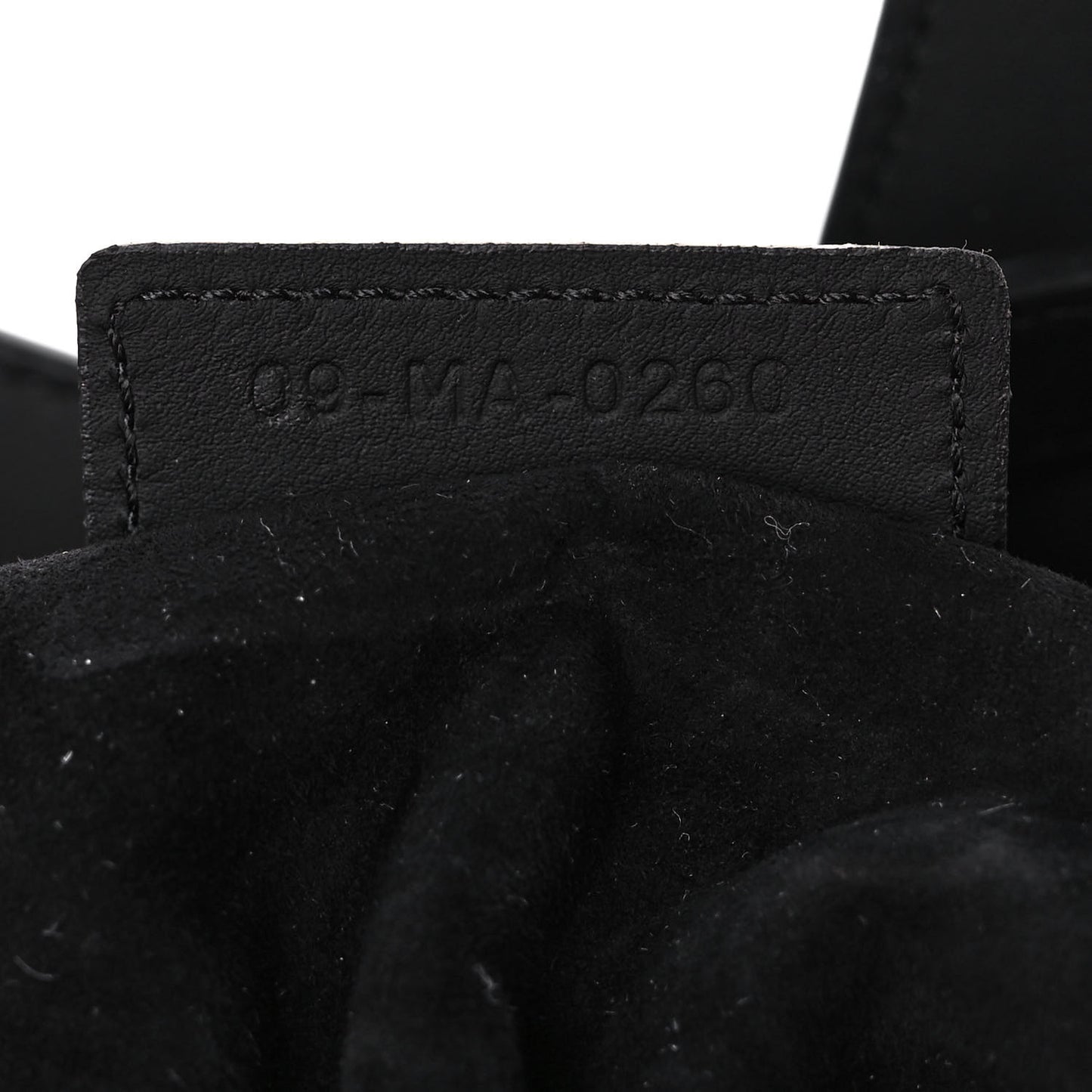 Ultra Matte Calfskin Saddle Bag Black