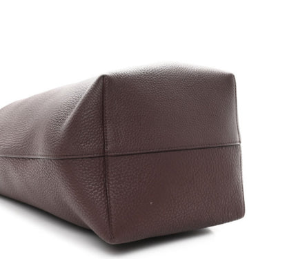 The Row Grained Calfskin Medium N/S Park Tote Acajou 8 of 9
