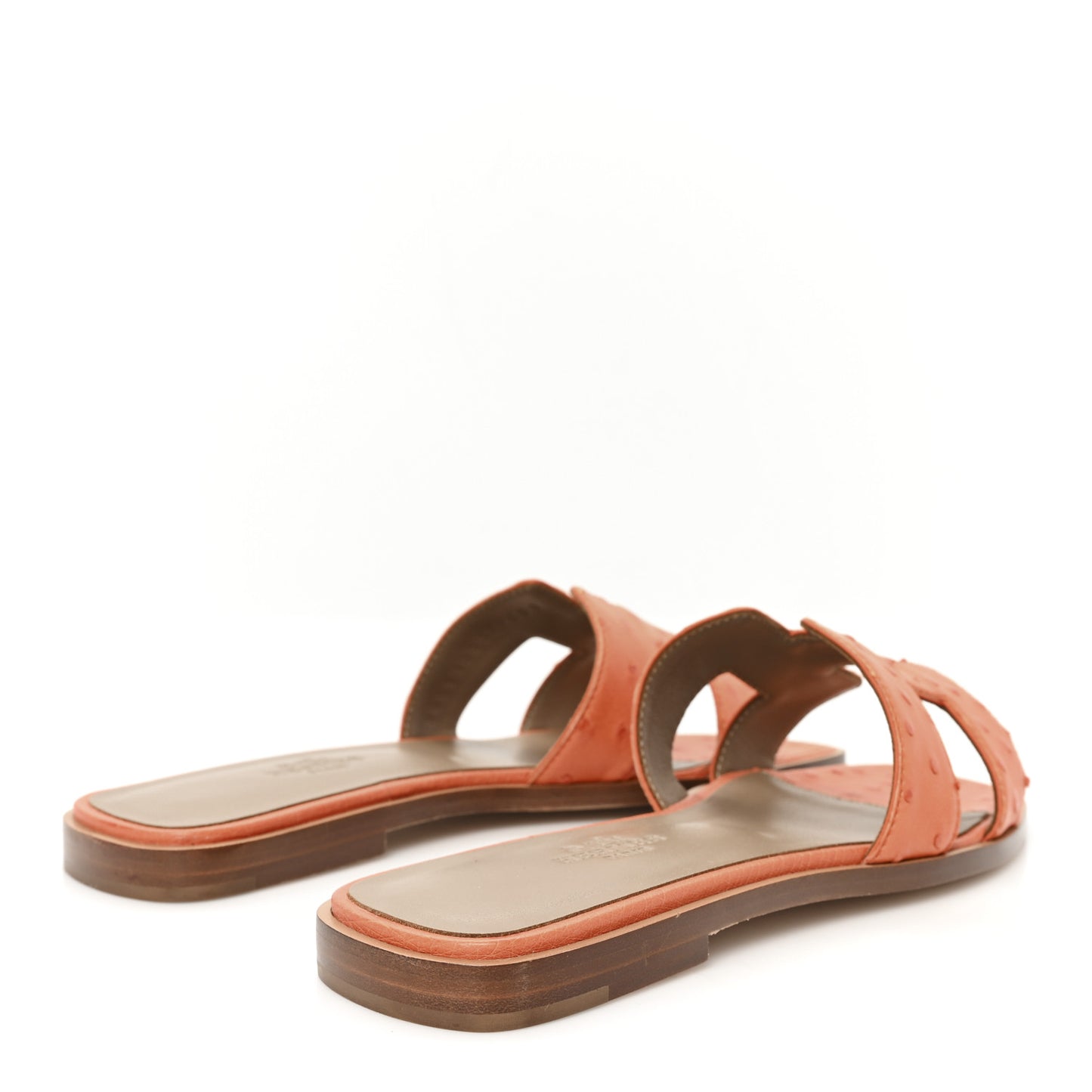 Ostrich Oran Sandals 36 Orange