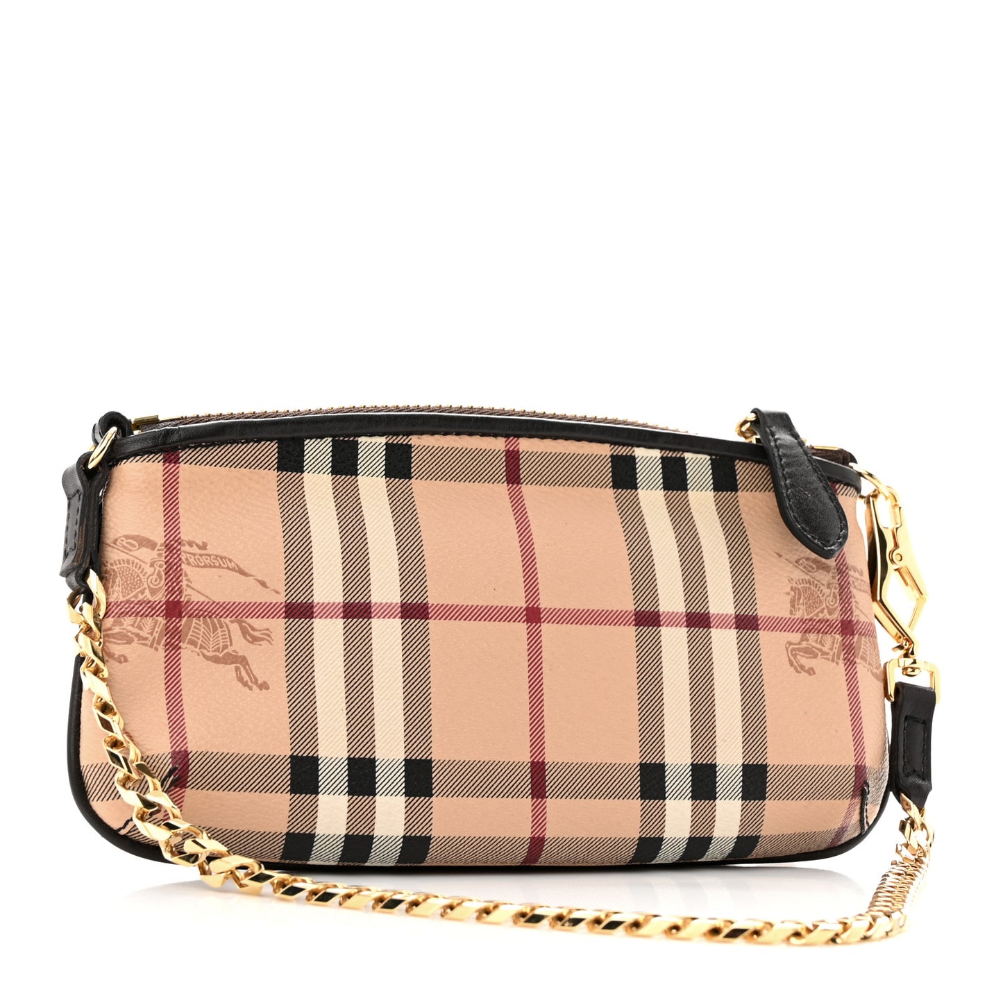 Haymarket Check Clara Pochette Chocolate