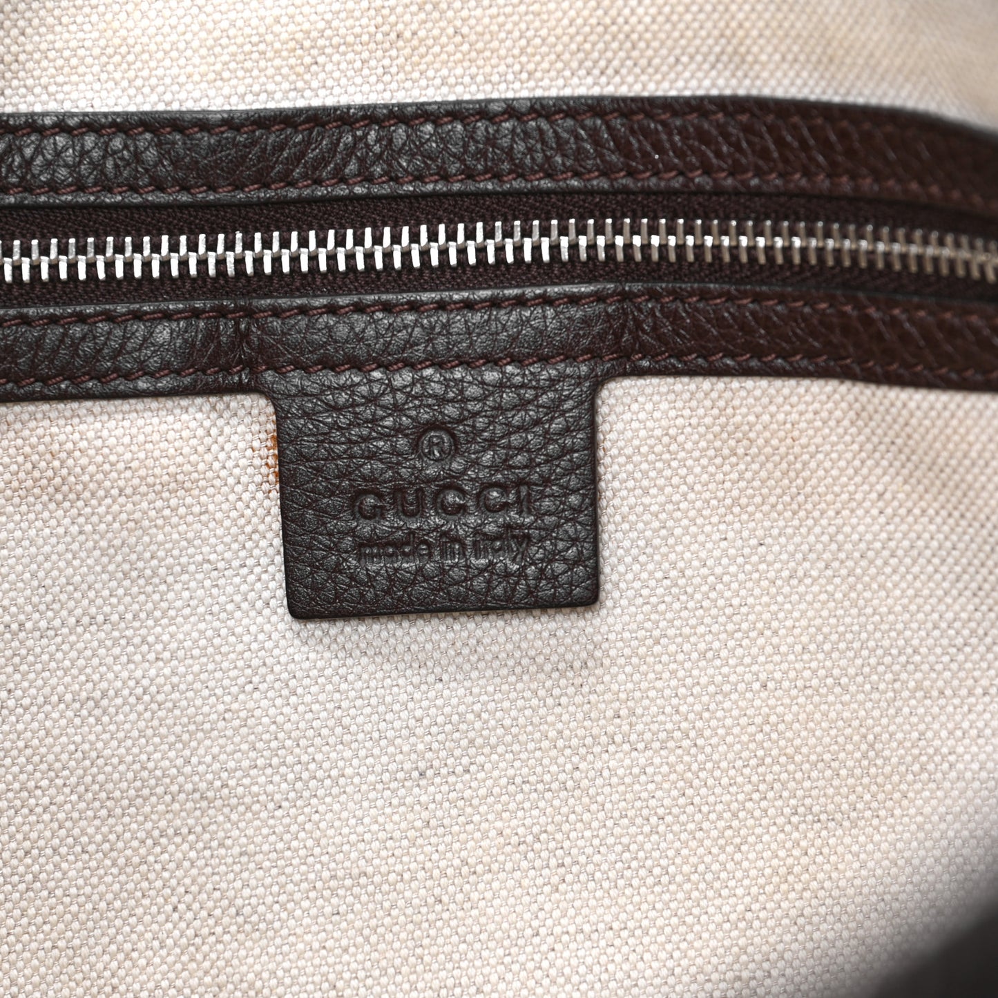 Monogram Medium Techno Horsebit Hobo Brown