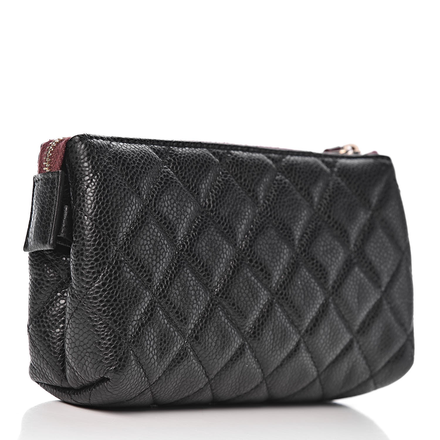 Chanel Caviar Quilted Small Pouch Black 3 of 7