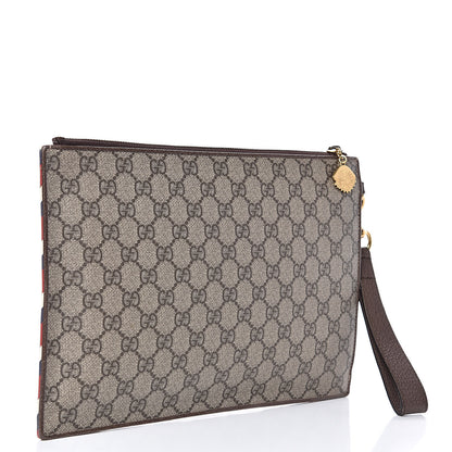 Gucci GG Supreme Monogram Courrier Documents Holder Beige New Acero 3 of 13
