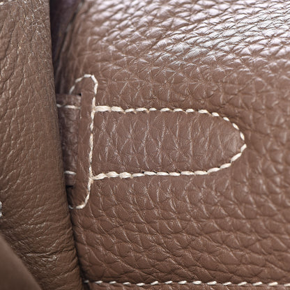 Hermes Togo Kelly Retourne 35 Etoupe 11 of 42