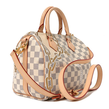 Louis Vuitton Damier Azur Nautical Speedy Bandouliere 25 3 of 9