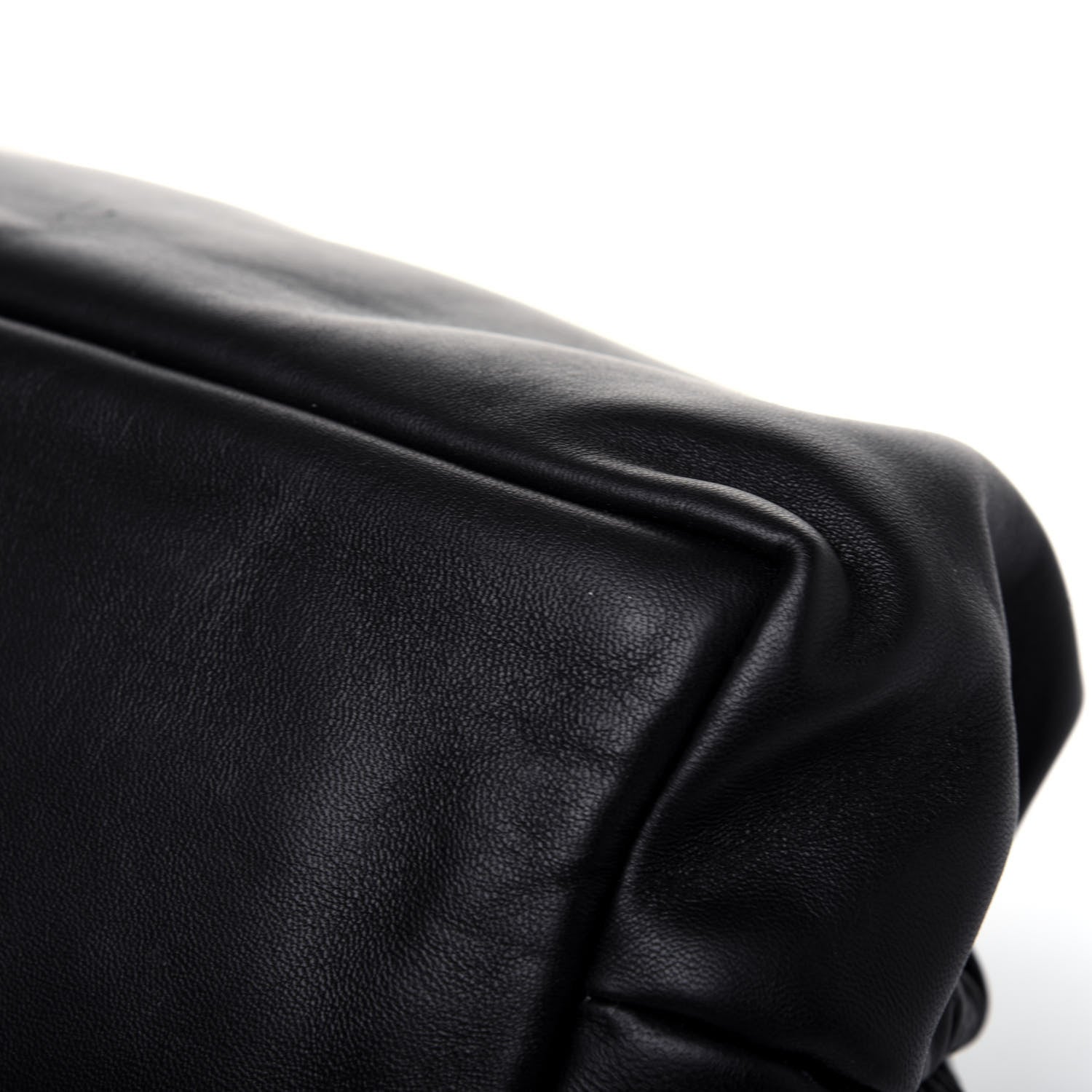 Mansur Gavriel Lambskin Cloud Clutch Black Flamma 11 of 13