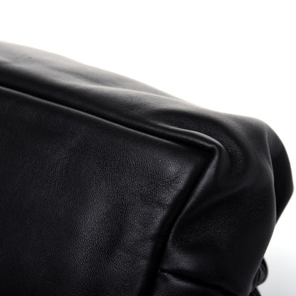 Mansur Gavriel Lambskin Cloud Clutch Black Flamma 11 of 13