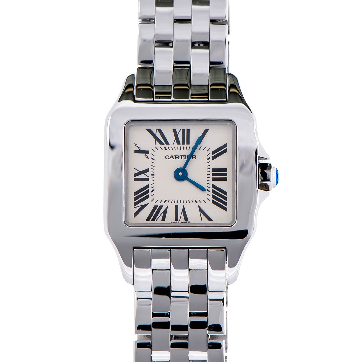 Cartier Stainless Steel 20mm Santos Demoiselle Quartz Watch 1 of 8