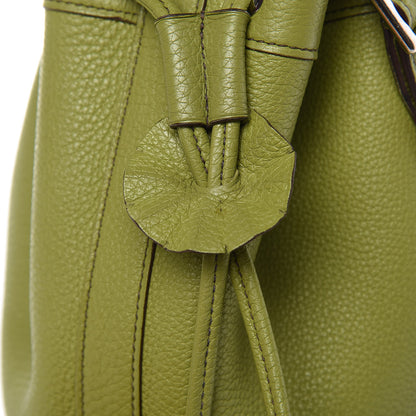 Hermes Taurillon Clemence Market Drawstring 18 Vert Anis 11 of 12