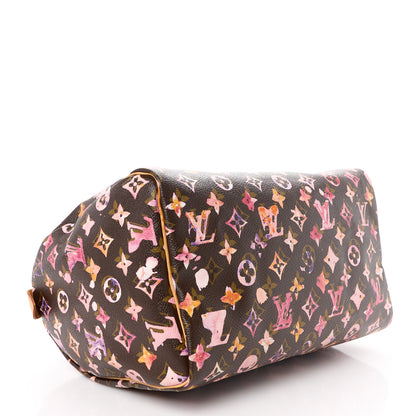 Louis Vuitton Watercolor Aquarelle Speedy 30 Brown 4 of 11