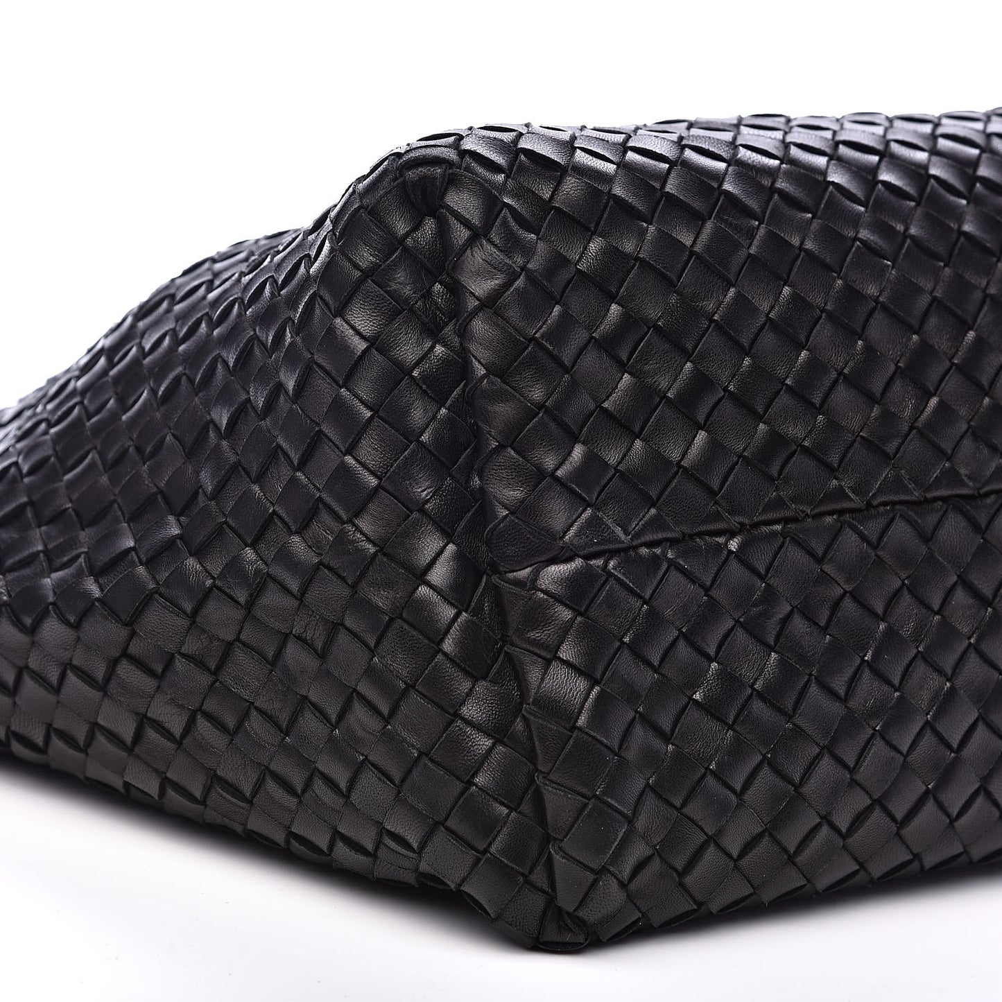 Nappa Intrecciato Medium Cabat Black