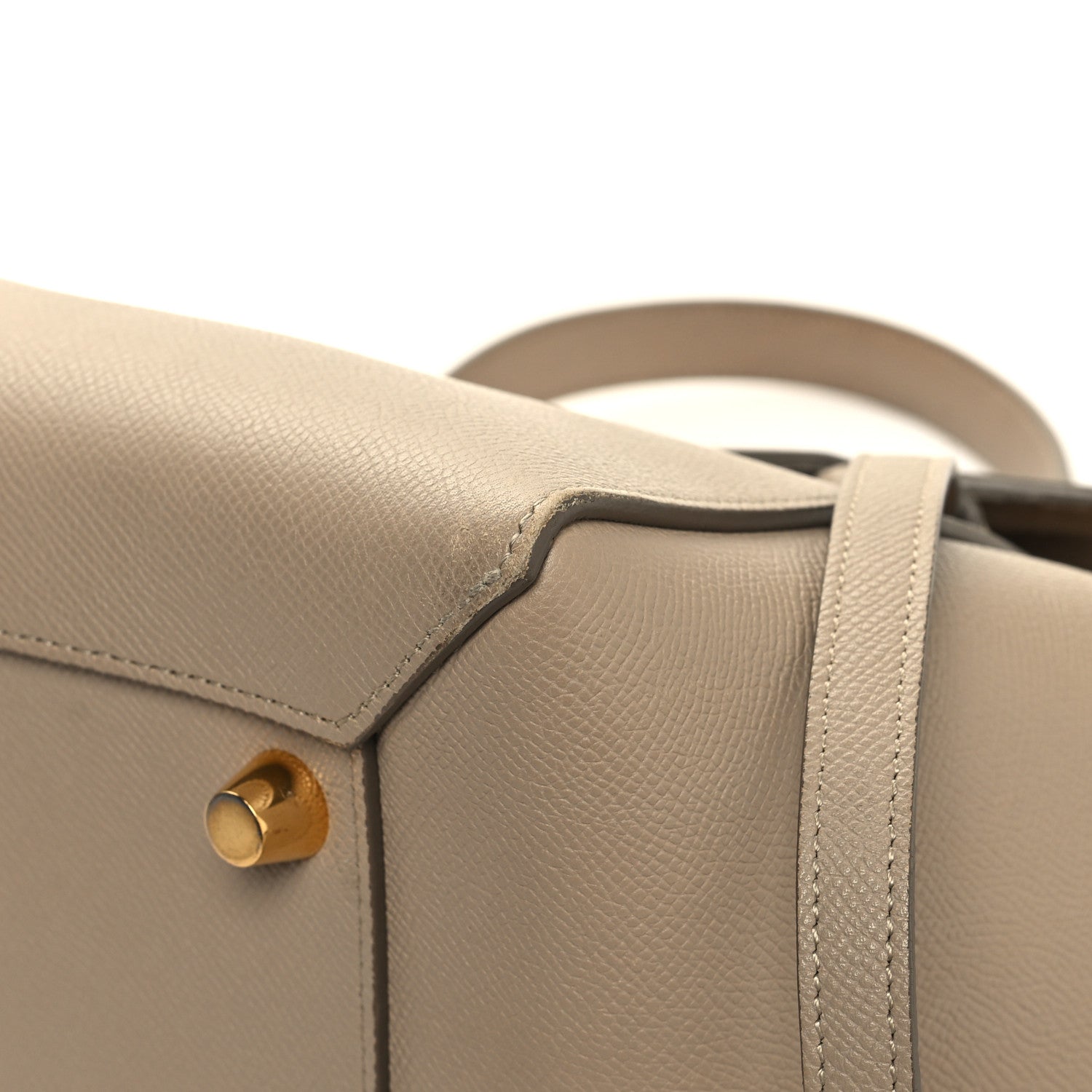 Celine Grained Calfskin Mini Belt Bag Light Taupe 10 of 13