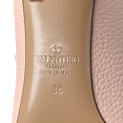 Valentino Garavani Pebbled Calfskin Rockstud 85mm Pumps 38 Rose Quartz 6 of 9