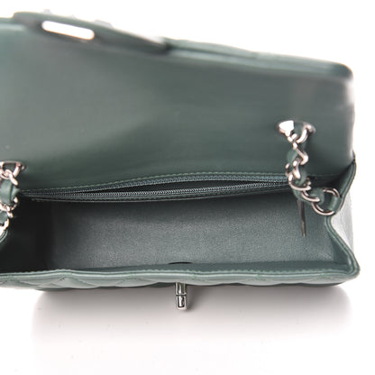 Chanel Lambskin Quilted Mini Rectangular Flap Green 5 of 12