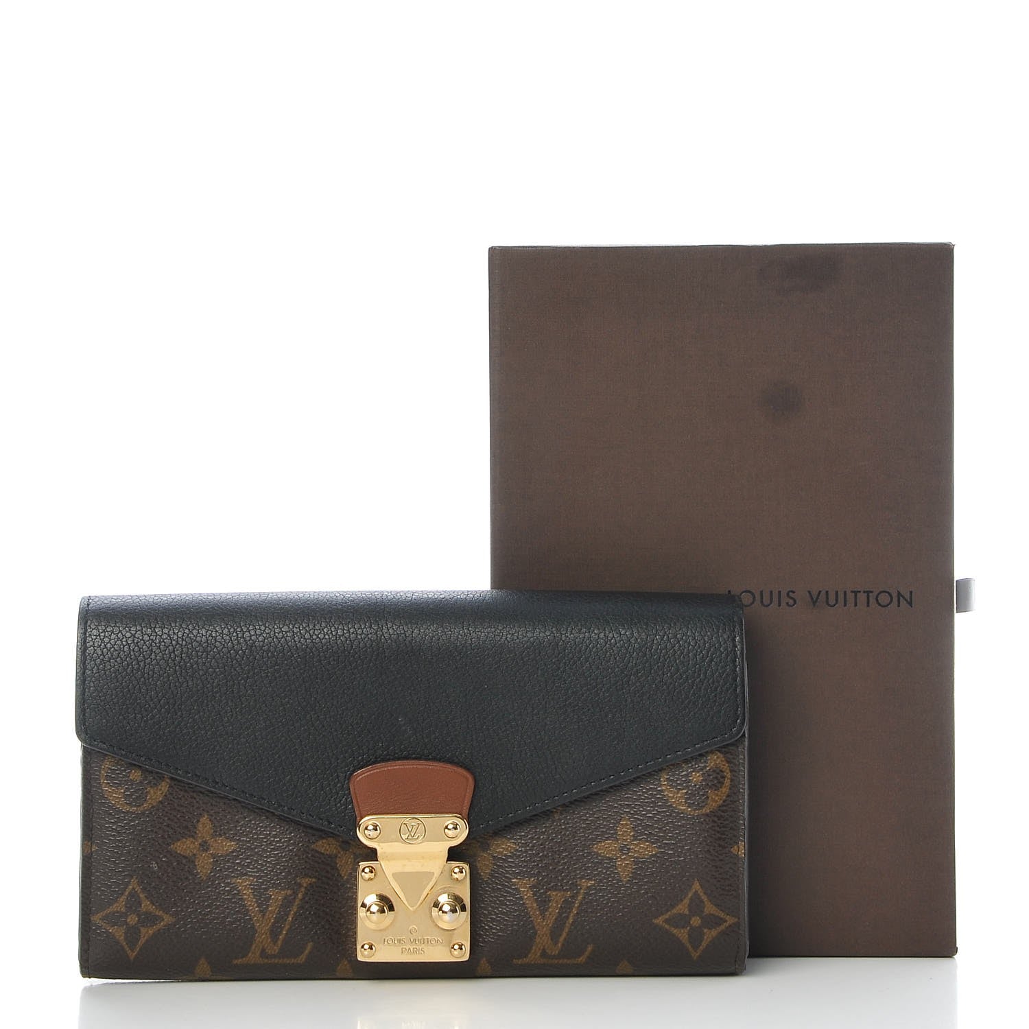 Louis Vuitton Monogram Pallas Wallet Black 8 of 8