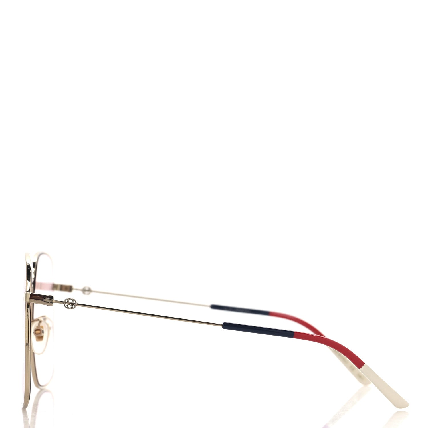 Gucci Rectangular Frame Interlocking G Sunglasses GG0394S Pink 3 of 7