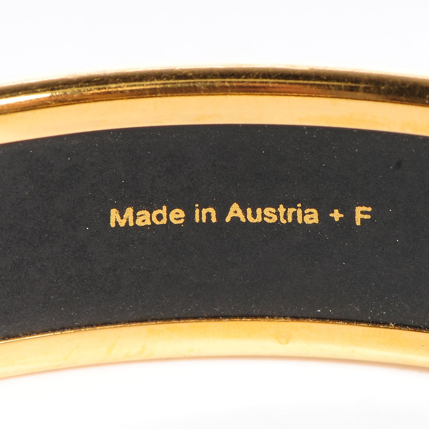 Enamel Printed Caleche Medium Bracelet 70 Yellow