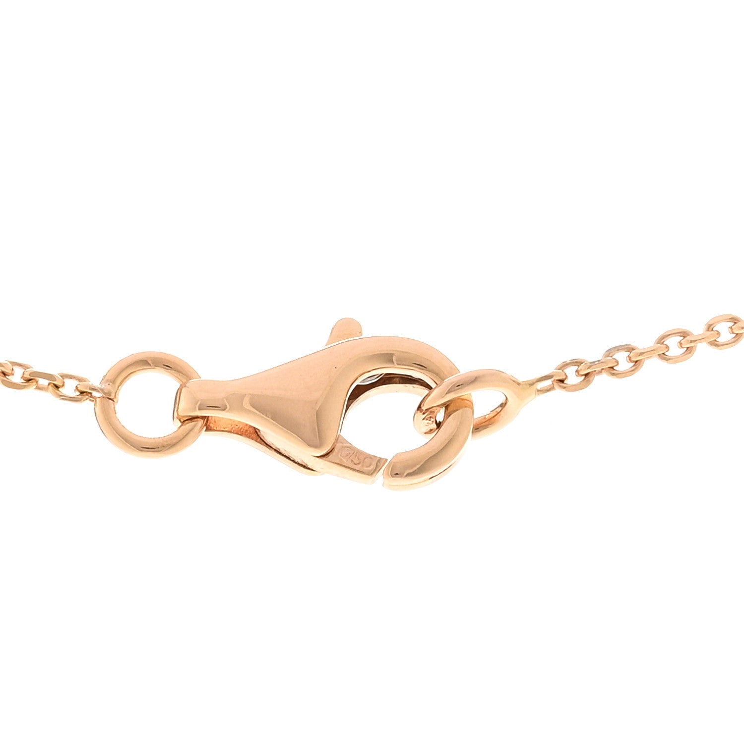 Chanel 18K Rose Gold Diamond Extrait de Camelia Pendant Necklace 4 of 4