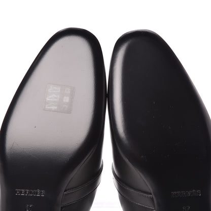 Hermes Goatskin Oz Mules 37 Black 10 of 12