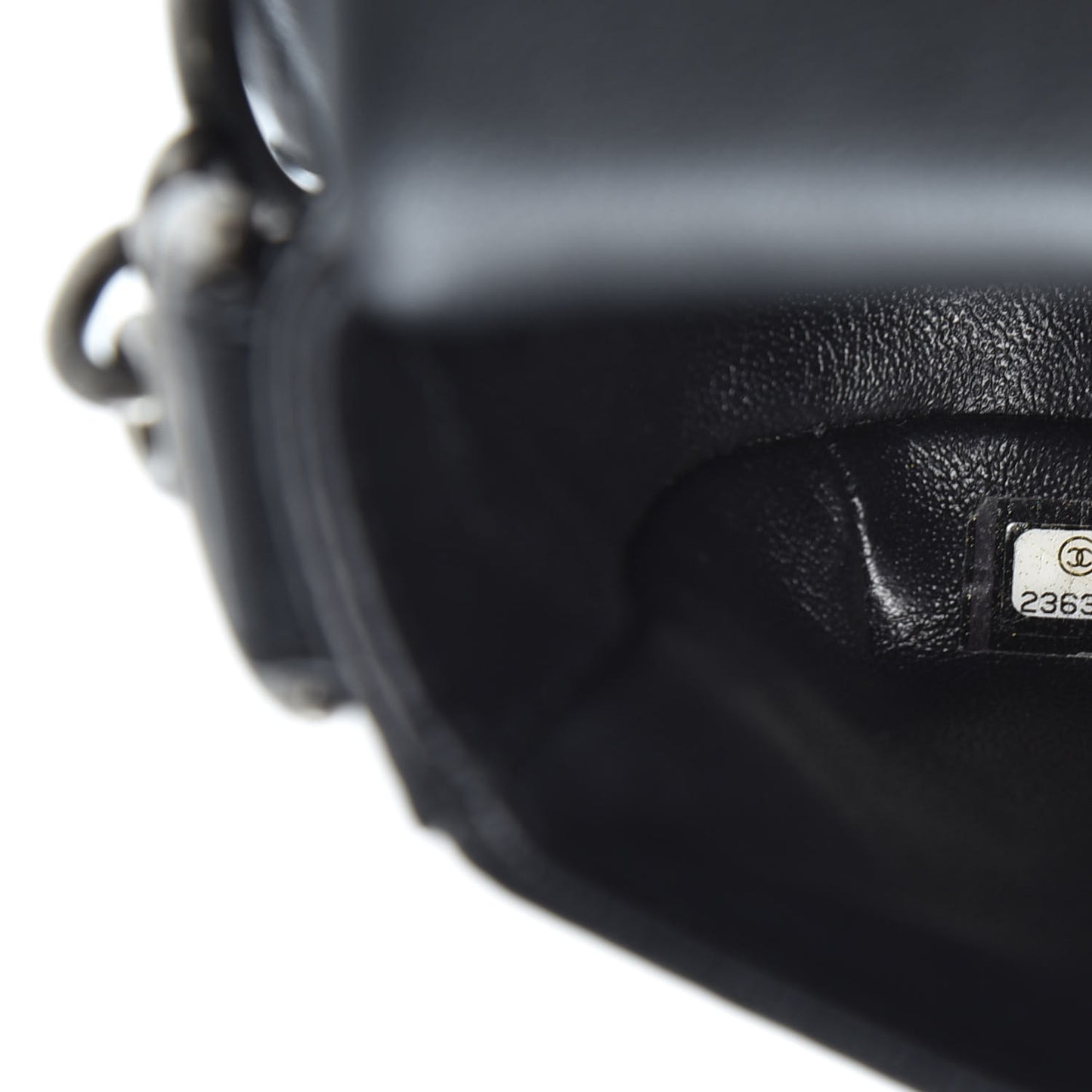 Calfskin Quilted Small Rock My Shoulder Flap Black
