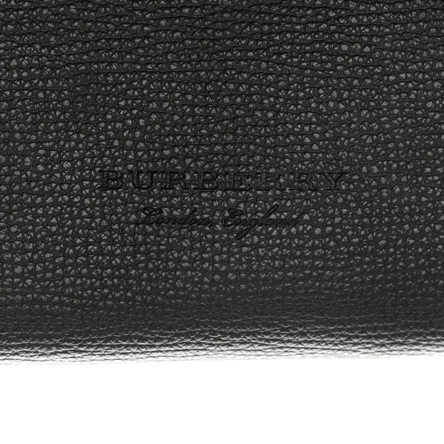 Grainy Calfskin Haymarket Check Medium Reversible Tote Black
